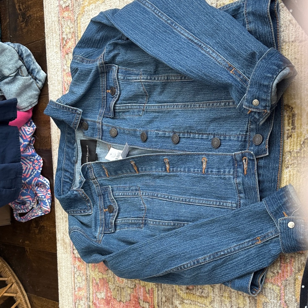 Banana Republic Blue Denim Jacket - Women's